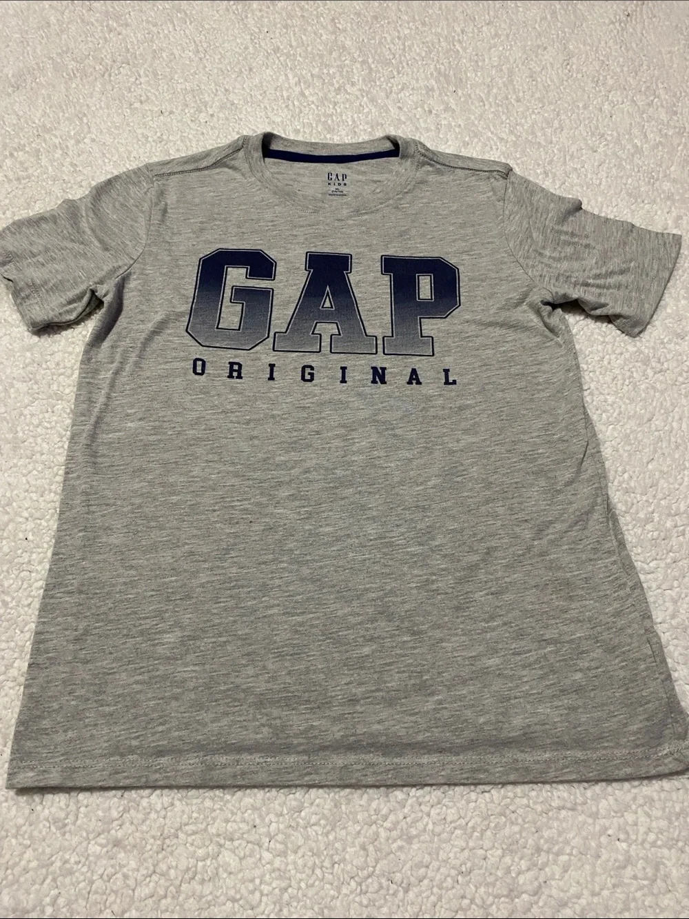 GAP youth boys size XL 14 - 16 grey tee shirt